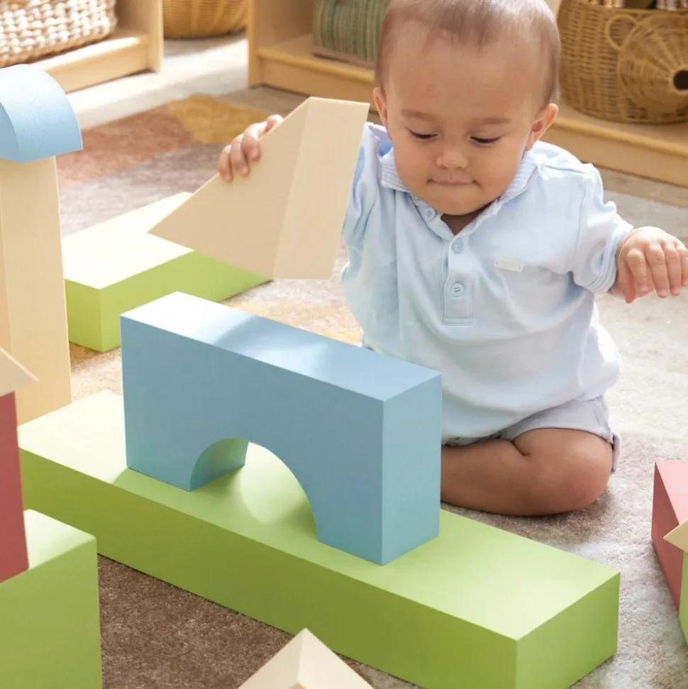 Jumbo Foam Colored Blocks 36 Pieces