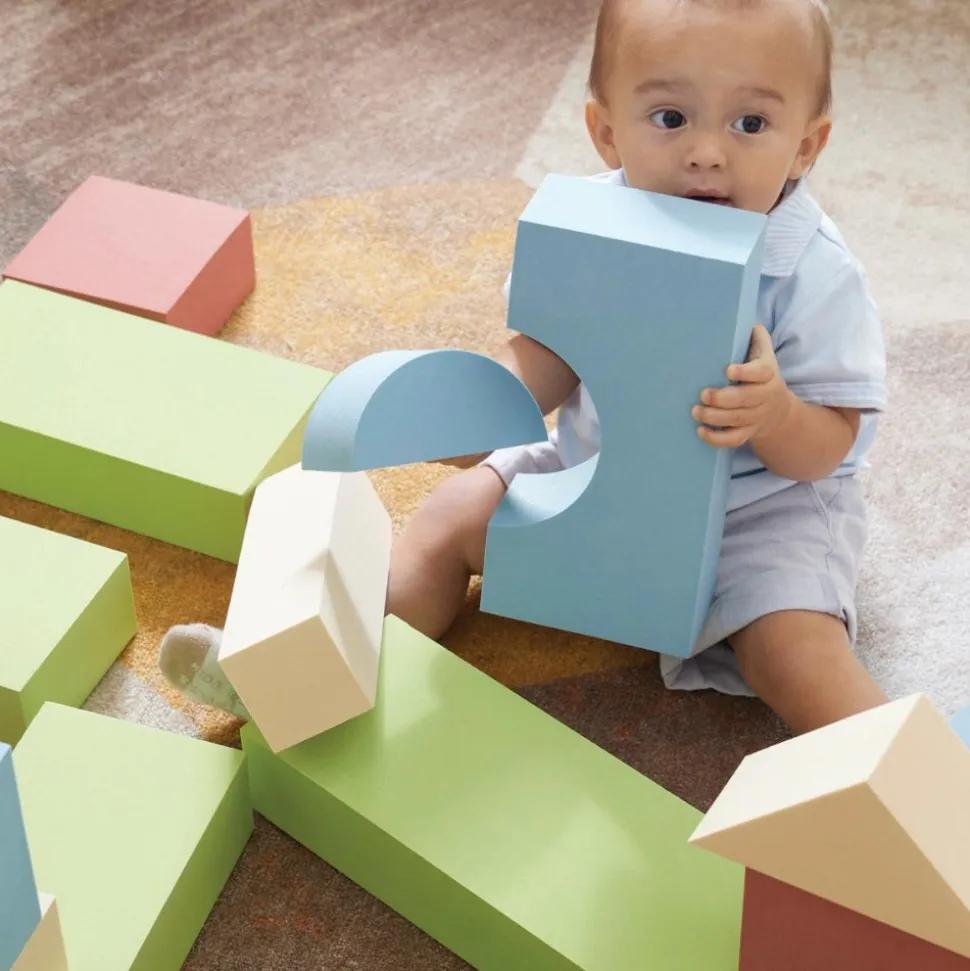 Jumbo Foam Colored Blocks 36 Pieces