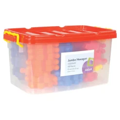 Jumbo Hexagon Manipulative Set 48 Pieces
