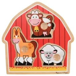 Jumbo Knob Puzzle Set Set of 4