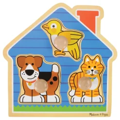 Jumbo Knob Puzzle Set Set of 4