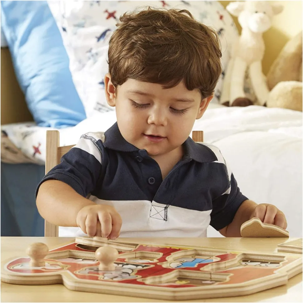 Jumbo Knob Puzzles Set of 2