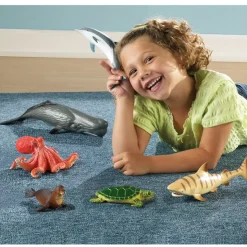 Jumbo Ocean Animals 6 Pieces
