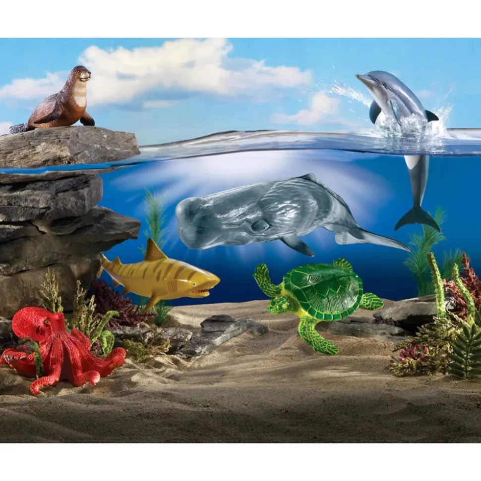 Jumbo Ocean Animals 6 Pieces