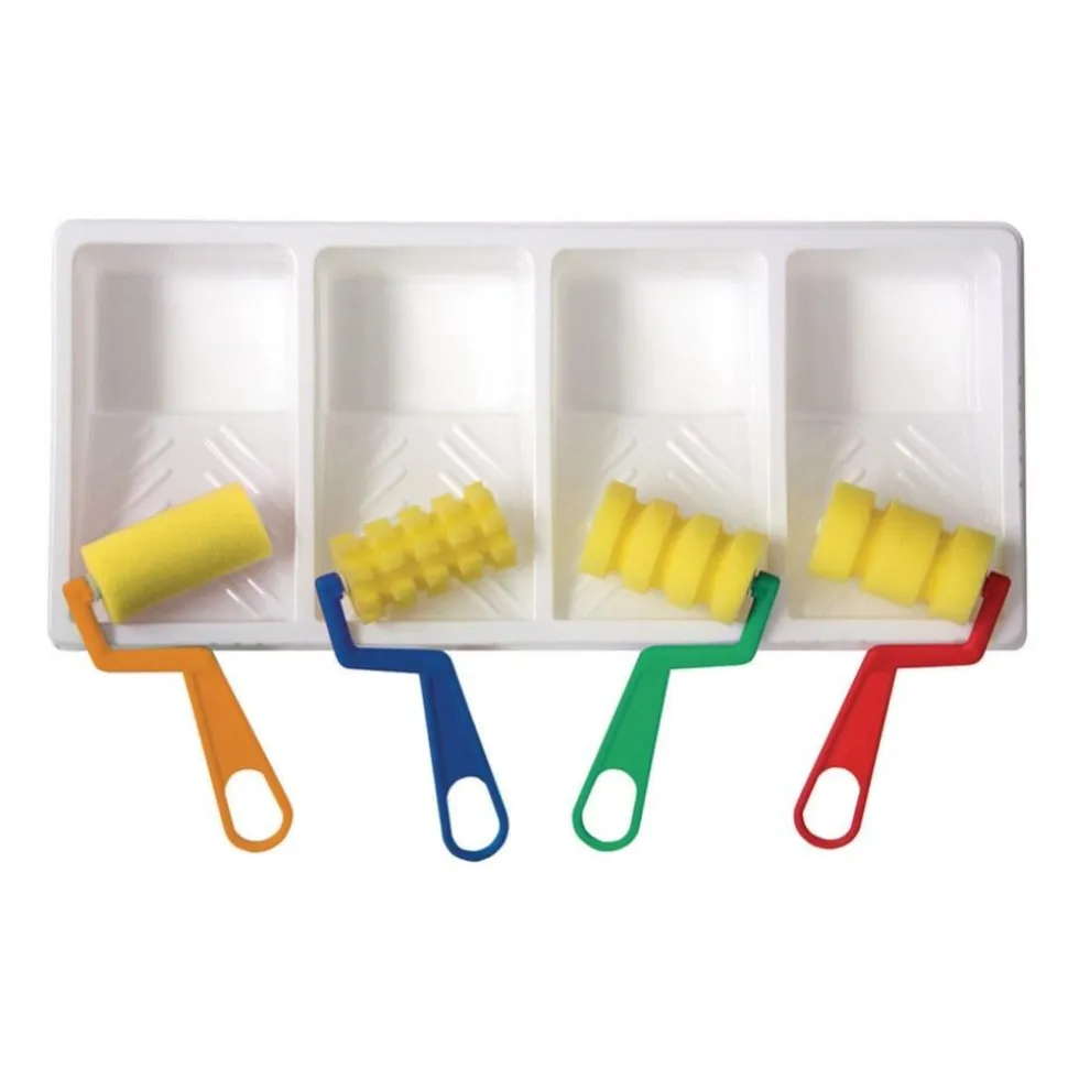 Jumbo Paint Rollers and Tray