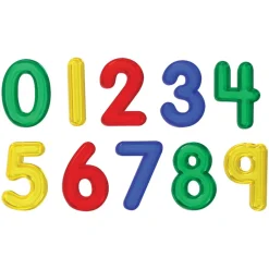 Jumbo See-Through Numbers 10 Pieces