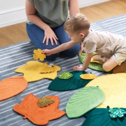 Jumbo Sensory Leaves Set of 8