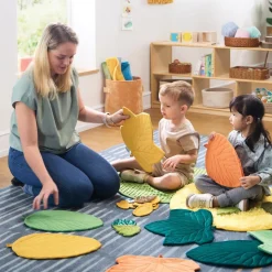 Jumbo Sensory Leaves Set of 8