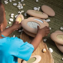 Jumbo Sensory River Stones 10 Pieces