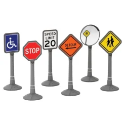 Jumbo Traffic Signs Set of 6