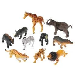 Jungle Animal Figures 10 Pieces