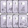 Jungle Pullover Bibs Set of 8