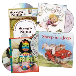 Just Imagine Books and CDs Set of 4