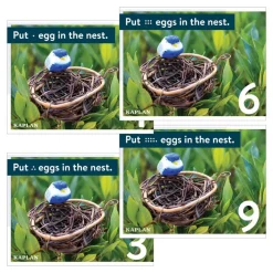 Kaplan Dough Counting Mats Numbers 1-10
