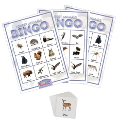Kaplan Forest Animals Bingo Learning Game