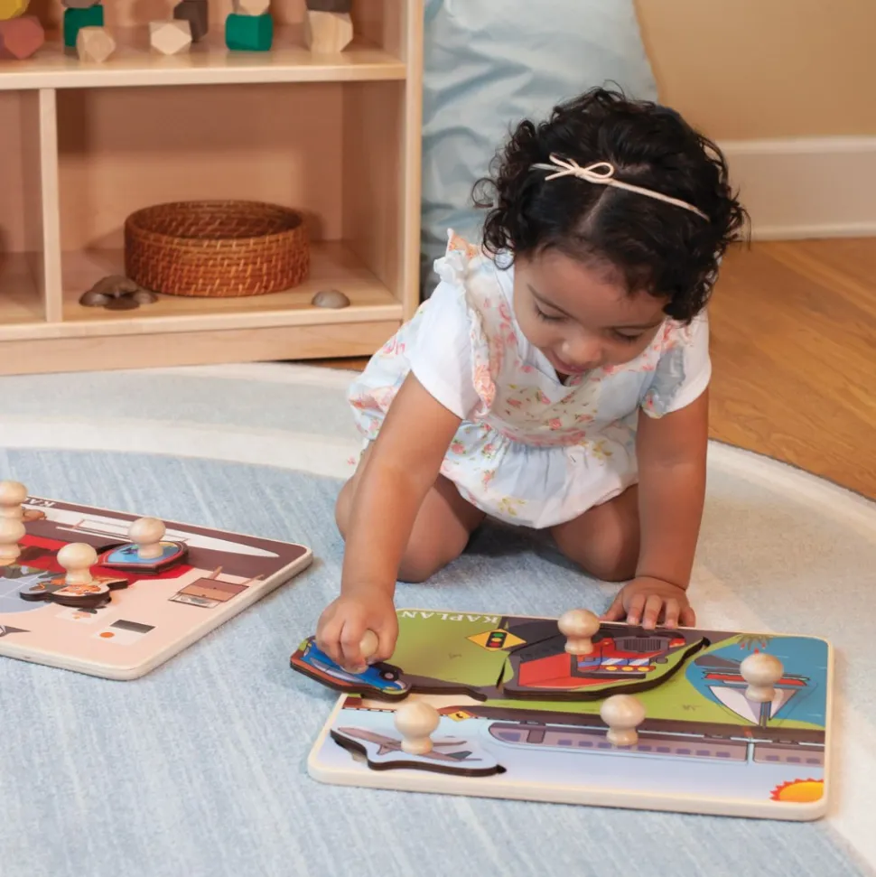 Kaplan Jumbo Knob Puzzles Set of 7