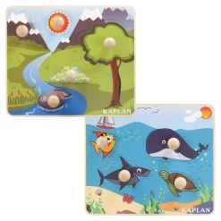 Kaplan Jumbo Knob Puzzles Set of 7