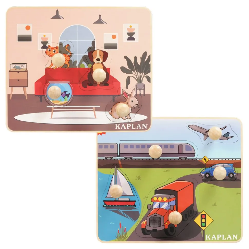 Kaplan Jumbo Knob Puzzles Set of 7