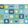 KIDSoft Animal Patchwork Soft Colors 6' x 9' Rectangle