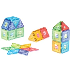 KinderMag Translucent Starter Set Magnetic Building 48 Pieces