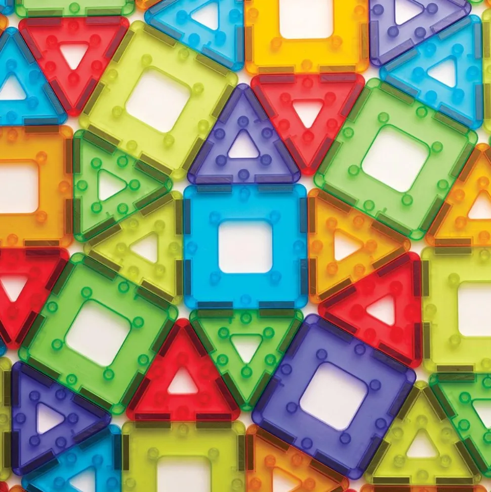 KinderMag Translucent Starter Set Magnetic Building 48 Pieces