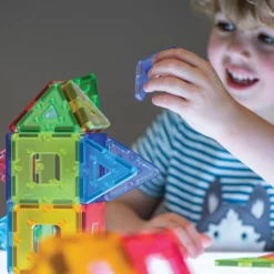 KinderMag Translucent Starter Set Magnetic Building 48 Pieces