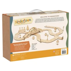 Kindertown Buildings and Roads Wooden Construction Sets