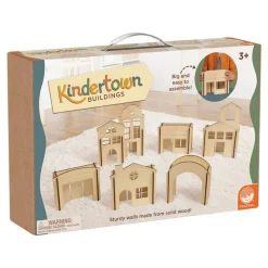Kindertown Buildings and Roads Wooden Construction Sets