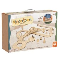 Kindertown Buildings and Roads Wooden Construction Sets