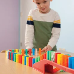 Kinetic Domino Toppling Kit 204 Pieces