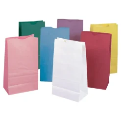 Kraft Bags in Pastel Colors 28 Bags