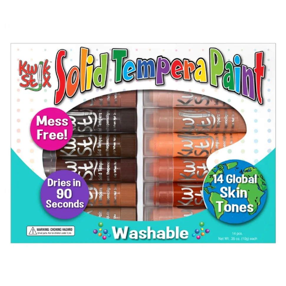 Kwik Stix Solid Tempera Paint Global Skin Tones
