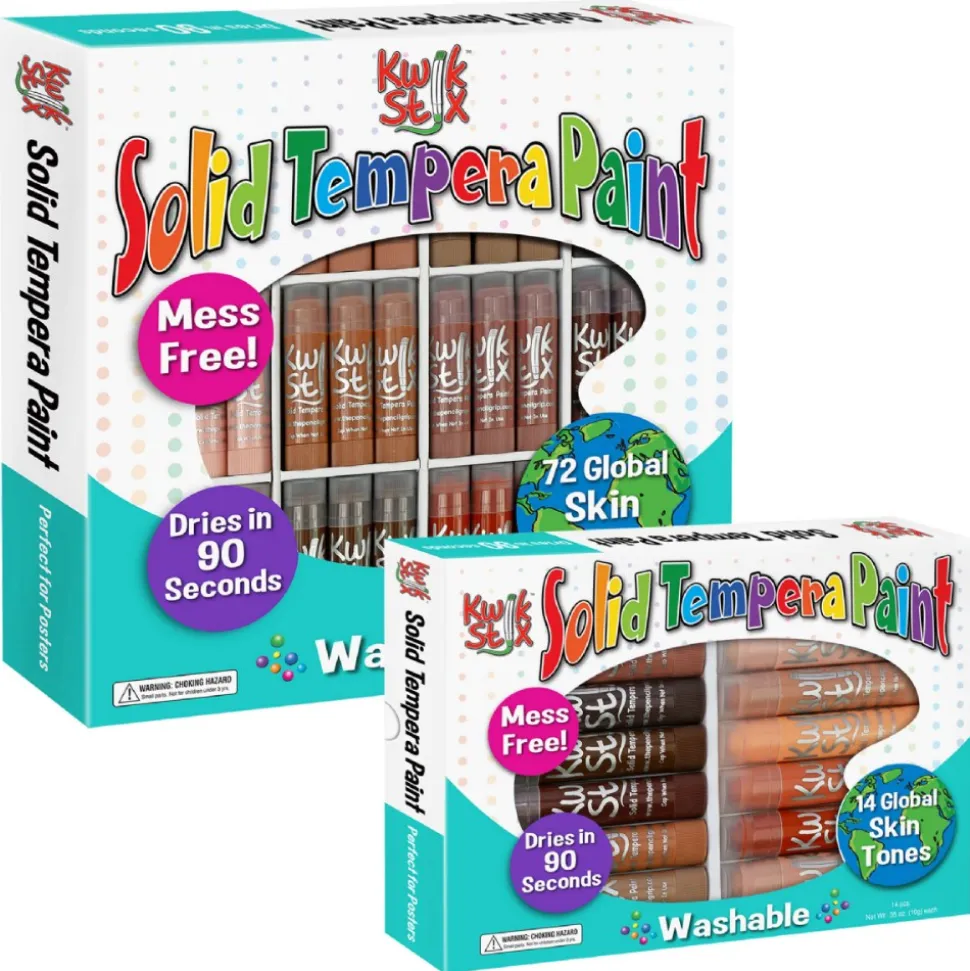 Kwik Stix Solid Tempera Paint Global Skin Tones