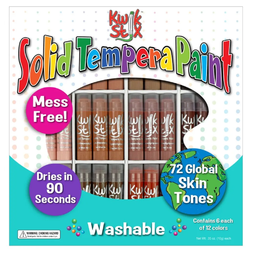 Kwik Stix Solid Tempera Paint Global Skin Tones
