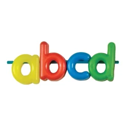 Lacing Lower Case Letter Beads & Chenille Stems