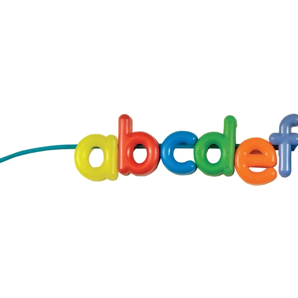 Lacing Lower Case Letter Beads & Chenille Stems