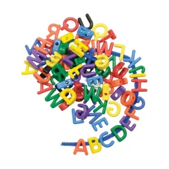 Lacing Manuscript Letter Beads & Chenille Stems