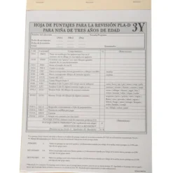 LAP™-D Screens Age 3 Scoring Profile