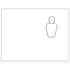 LAP™ Partial Person Pad Set of 5