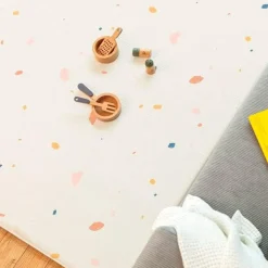 LaPure™ Soft Play Mat Double-sided Jelly Terrazzo & Sage Beige