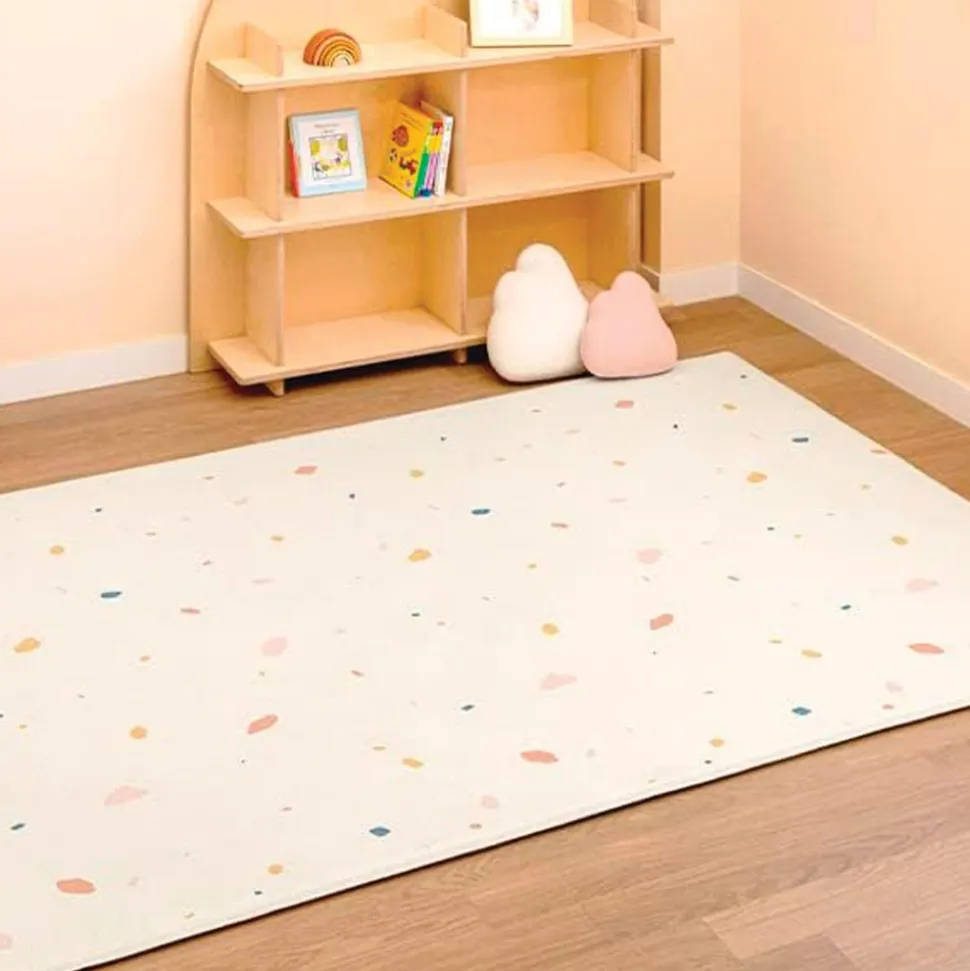 LaPure™ Soft Play Mat Double-sided Jelly Terrazzo & Sage Beige