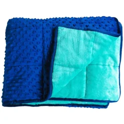 7lb Weighted Sensory Blanket Blue & Green