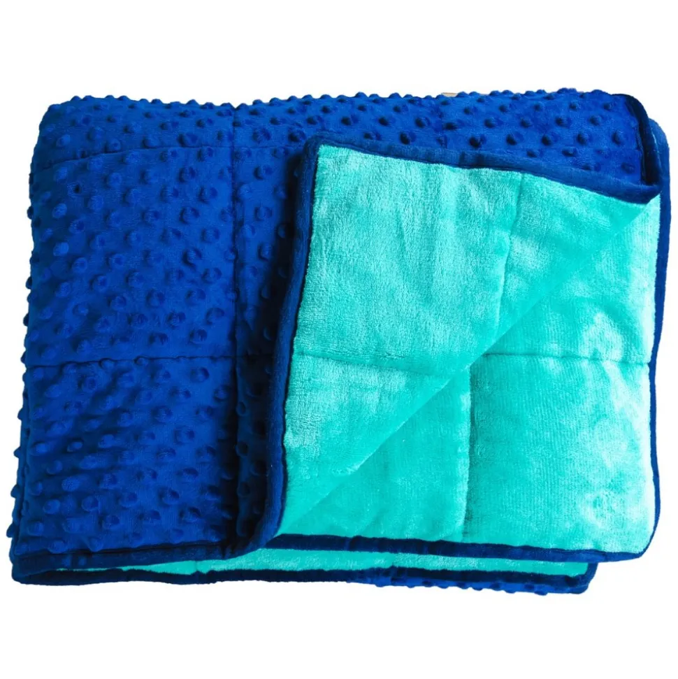7lb Weighted Sensory Blanket Blue & Green