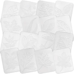 Leaf Rubbing Plates Set of 16