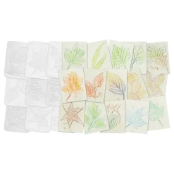 Leaf Rubbing Plates Set of 16
