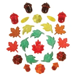 Leaves and Seeds Counters 144 Pieces