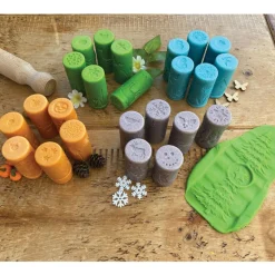 Let's Roll Seasons Dough Rollers 24 Seasonally Themed Rollers