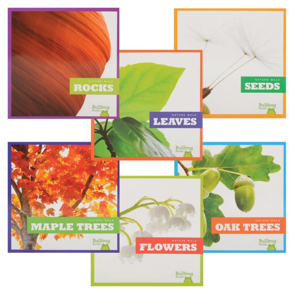 Let's Take a Walk and Explore Nature Paperback Books Set of 6