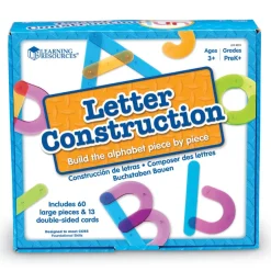 Letter Construction Activity Set 60 Pieces