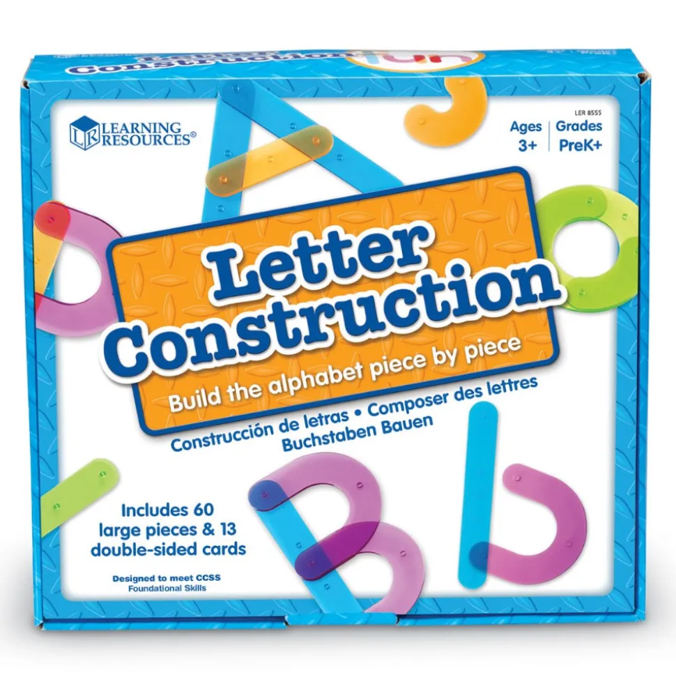 Letter Construction Activity Set 60 Pieces